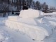 Деревянный и снежные танки