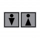 Как треугольник с вершиной внизу стал общепринятым обозначением мужского туалета, а с вершиной сверху – женского?
