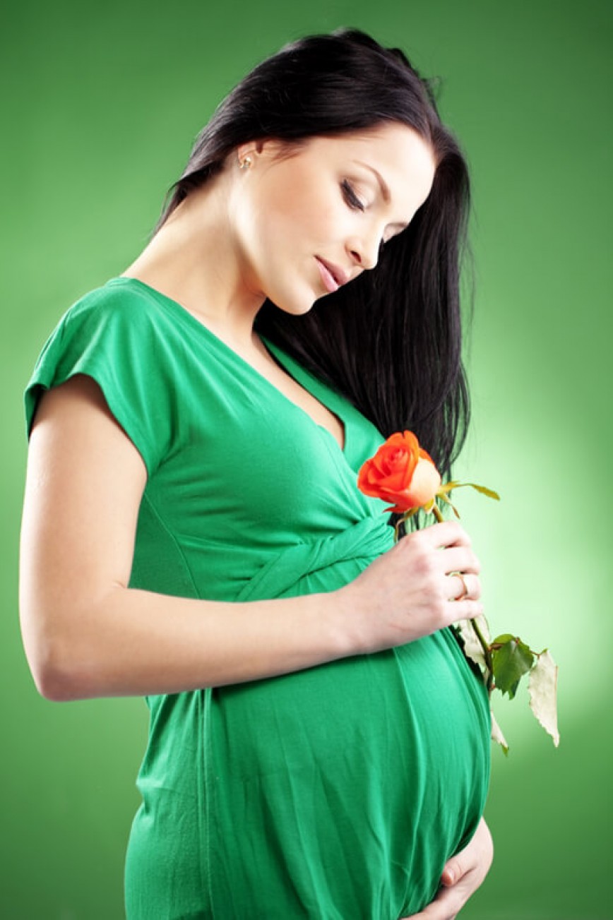 Как выглядит беременная женщина фото